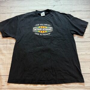 Vintage Vietnam Veterans Time To Honor‎ T Shirt 2005 7.62 Design Men's Size XL